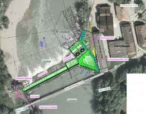 VLH Wasserkraftwerk Au_Erläuterung_Bauwerk_Luftbild